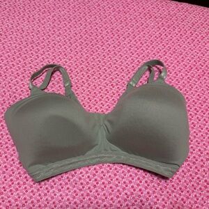 Women's Warners Gray Bra Wireless